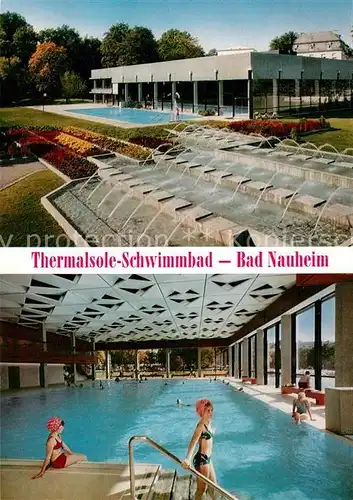 AK / Ansichtskarte Nauheim Bad Thermalsole Schwimmbad Kat. Bad Nauheim