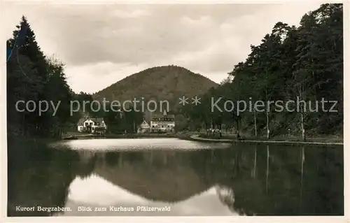 AK / Ansichtskarte Bergzabern Bad Blick zum Kurhaus Pfaelzerwald Kat. Bad Bergzabern