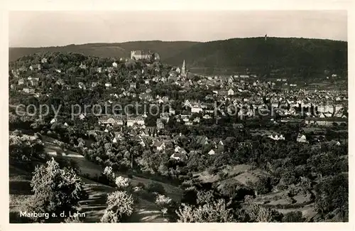 AK / Ansichtskarte Marburg Lahn Panorama Kat. Marburg
