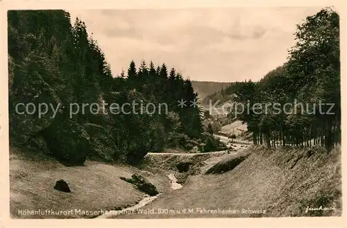 AK / Ansichtskarte Masserberg Fehrenbacher Schweiz Kat. Masserberg