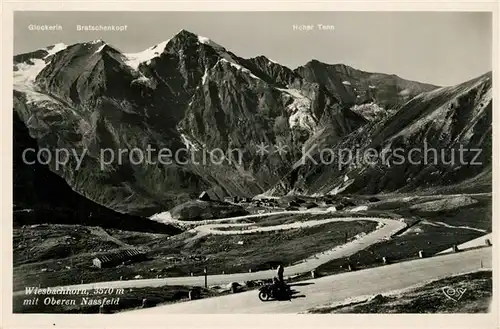 AK / Ansichtskarte Wiesbachhorn mit Oberem Nassfeld Kat. Glocknergruppe Hohe Tauern