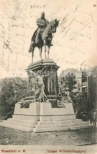 AK / Ansichtskarte Frankfurt Main Kaiser Wilhelm Denkmal Kat. Frankfurt am Main