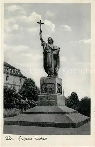 AK / Ansichtskarte Fulda Bonifacius Denkmal Statue Kat. Fulda