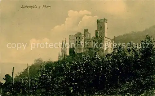 AK / Ansichtskarte Schloss Stolzenfels Gesamtansicht Kat. Koblenz