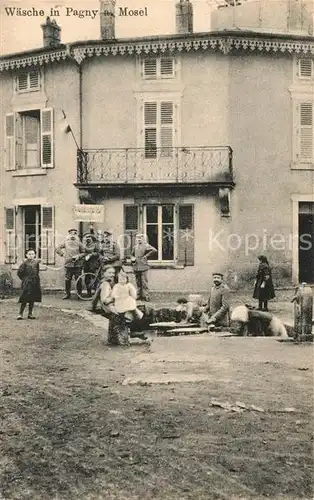 AK / Ansichtskarte Pagny sur Moselle Waesche waschen Soldaten Kat. Pagny sur Moselle