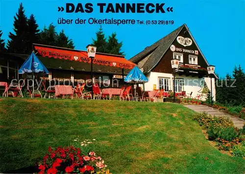 AK / Ansichtskarte Okertalsperre Restaurant Das Tanneck Kat. Goslar