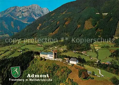 AK / Ansichtskarte Admont Steiermark Fliegeraufnahme Frauenberg Wallfahrtskirche Kat. Admont