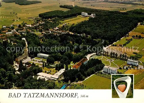 AK / Ansichtskarte Bad Tatzmannsdorf Burgenland Fliegeraufnahme Kat. Bad Tatzmannsdorf