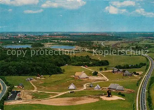 Rammsee Kiel Fliegeraufnahme Schleswig Holsteinisches Freilichtmuseum Kat. Kiel