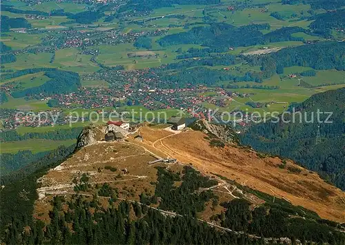 Bergen Chiemgau Fliegeraufnahme Hochfellngipfel Kat. Bergen