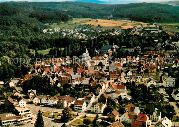 Laubach Hessen Fliegeraufnahme Kat. Laubach Vogelsberg Nr. kn34507