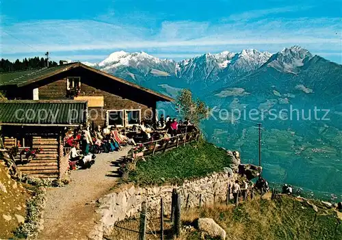 Dorf Tirol Naturpark Texelgruppe Gasthof Steinegg Kat. Tirolo