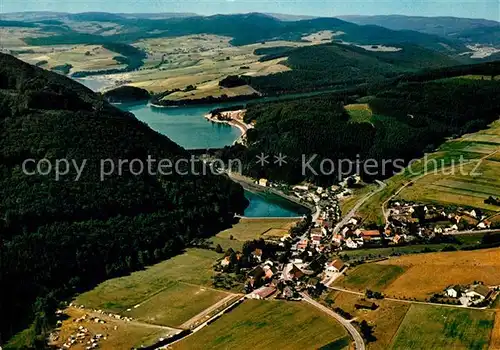 Marsberg Sauerland Fliegeraufnahme Sperrmauer Diemelsee  Kat. Marsberg