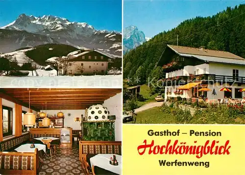 Werfenweng Gasthof Pension Hochkoenigblick Kat. Werfenweng