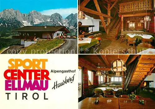 Ellmau Tirol Sportcenter Alpengasthof Hausberg Kat. Ellmau