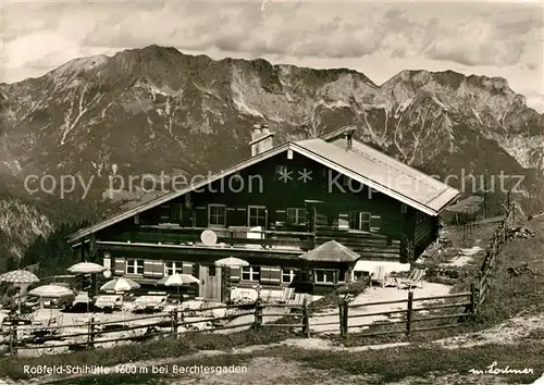 Untersberg Rossfeld Schihuette Kat. Salzburg