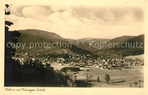 Tabarz Panorama Kat. Tabarz Thueringer Wald