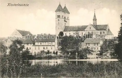 Klosterlausnitz Bad Kirche Teich Kat. Bad Klosterlausnitz