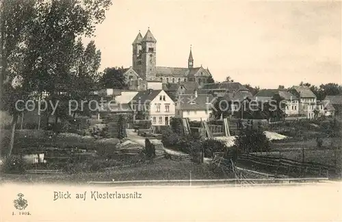 Klosterlausnitz Bad Teilansicht Kirche Kat. Bad Klosterlausnitz