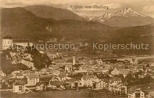 Kufstein Tirol Blick vom Stadtberg Kat. Kufstein