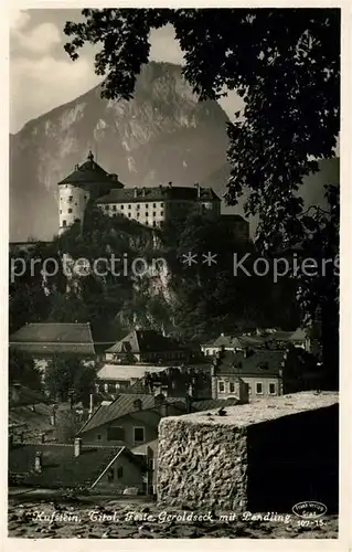 Kufstein Tirol Festung Geroldseck mit Pendling Kat. Kufstein