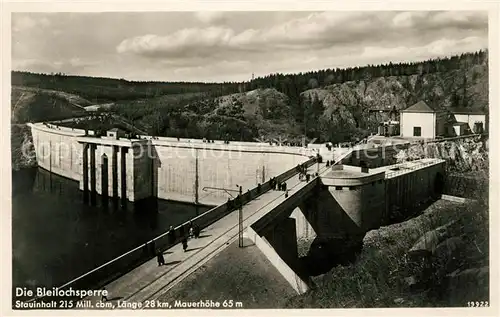 Bleilochtalsperre Panorama Kat. Schleiz