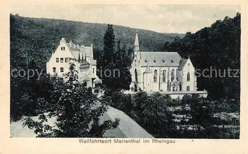 Marienthal Rheingau Wallfahrtsort Kloster Kirche Kat. Ruedesheim am Rhein