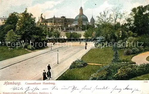 Hamburg Konzerthaus Kat. Hamburg