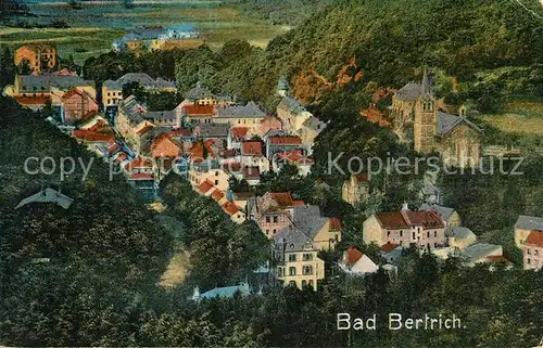 Bad Bertrich Ansicht vom Berg aus Kat. Bad Bertrich