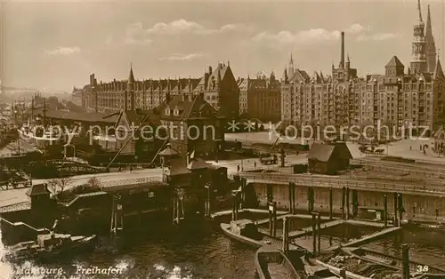 AK / Ansichtskarte Hamburg Freihafen Kat. Hamburg