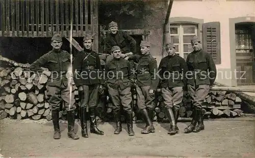 AK / Ansichtskarte Militaria Schweiz WK1 Gruppenfoto Kat. Militaria