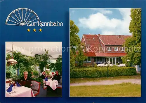 AK / Ansichtskarte Drage Elbe Restaurant Zur Rennbahn  Kat. Drage