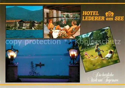 AK / Ansichtskarte Bad Wiessee Hotel Lederer am See  Kat. Bad Wiessee