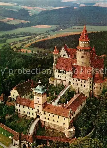 AK / Ansichtskarte Bouzov Praha Fliegeraufnahme Statni hrad Kat. Praha