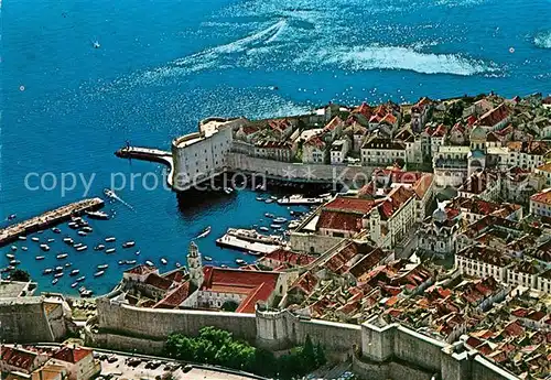 AK / Ansichtskarte Dubrovnik Ragusa Fliegeraufnahme Kat. Dubrovnik