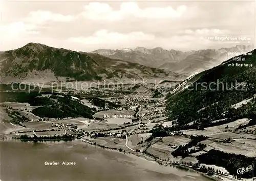 AK / Ansichtskarte Immenstadt Allgaeu Fliegeraufnahme  Kat. Immenstadt i.Allgaeu