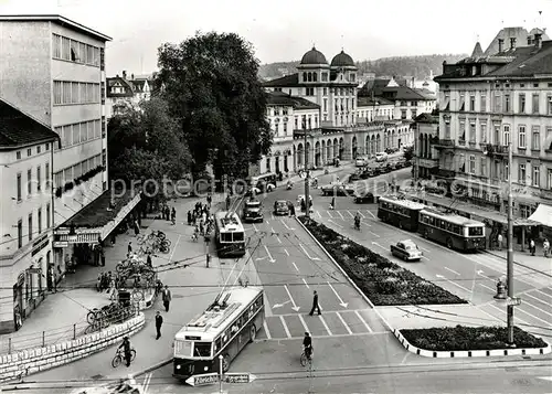 AK / Ansichtskarte Winterthur ZH Bahnhofplatz