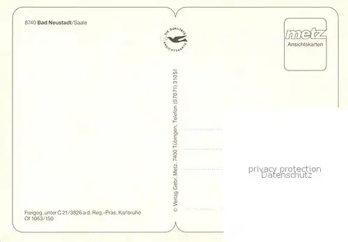 AK / Ansichtskarte Bad Neustadt Fliegeraufnahme Kat. Bad Neustadt a.d.Saale
