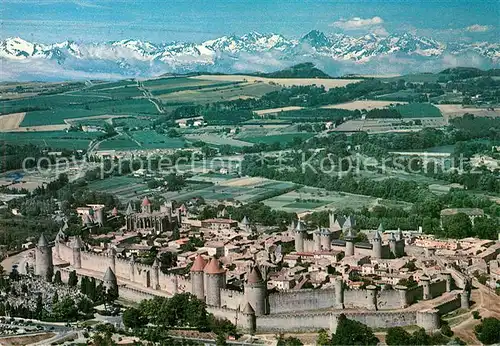 AK / Ansichtskarte Carcassonne Fliegeraufnahme  Kat. Carcassonne