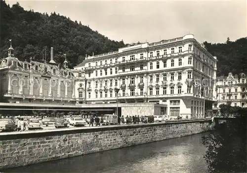 AK / Ansichtskarte Karlovy Vary Grandhotel Moskva Pupp Kat. Karlovy Vary Karlsbad