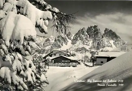 AK / Ansichtskarte Cortina d Ampezzo Monte Cristallo Rif. Funivia del Faloria Kat. Cortina d Ampezzo