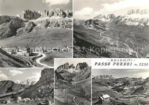 AK / Ansichtskarte Passo Pordoi Fliegeraufnahmen Kat. Italien