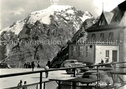 AK / Ansichtskarte Passo dello Stelvio Restaurant Cafe Kat. Italien