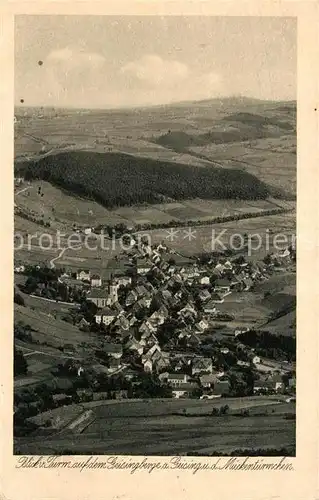 AK / Ansichtskarte Geising Erzgebirge Blick vom Turm auf dem Geisingberg Kat. Geising Osterzgebirge