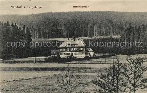 AK / Ansichtskarte Neudorf Erzgebirge Bethlehemstift Kat. Oberwiesenthal