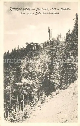 AK / Ansichtskarte Mariazell Steiermark Buergeralpe Kat. Mariazell