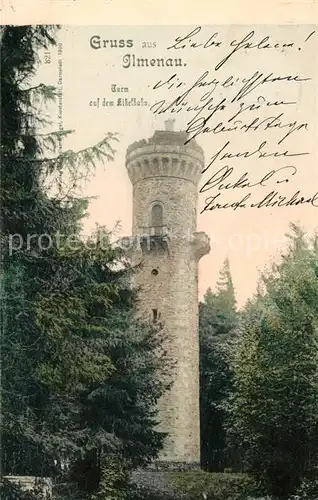 Ilmenau Thueringen Kickelhahnturm Kat. Ilmenau