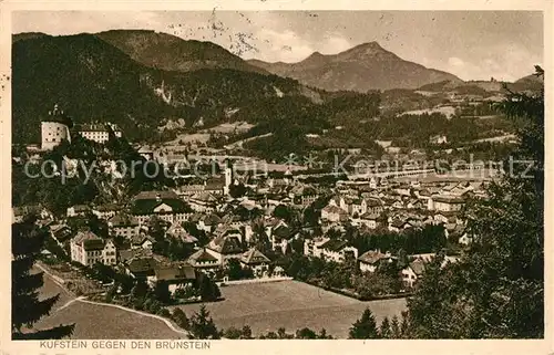 Kufstein Tirol mit Bruennstein Kat. Kufstein