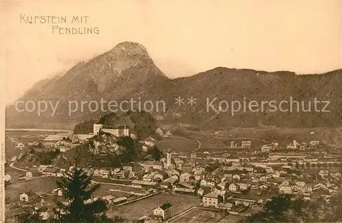 Kufstein Tirol mit Pendling Kat. Kufstein