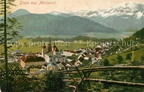 Mariazell Steiermark Panorama Kat. Mariazell